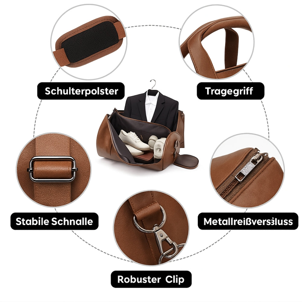 Arden - Leder-Reisetasche